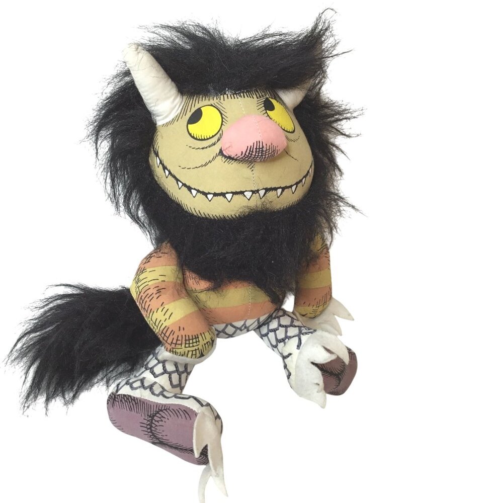 VTG 1980 Where the Wild Things Are Plush Stuffed Monster Doll MAURICE SENDAK VBC